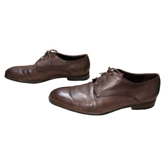 To Boot New York Adam Derrick Brown Leather Oxford Shoes    Size: 10 main image 4